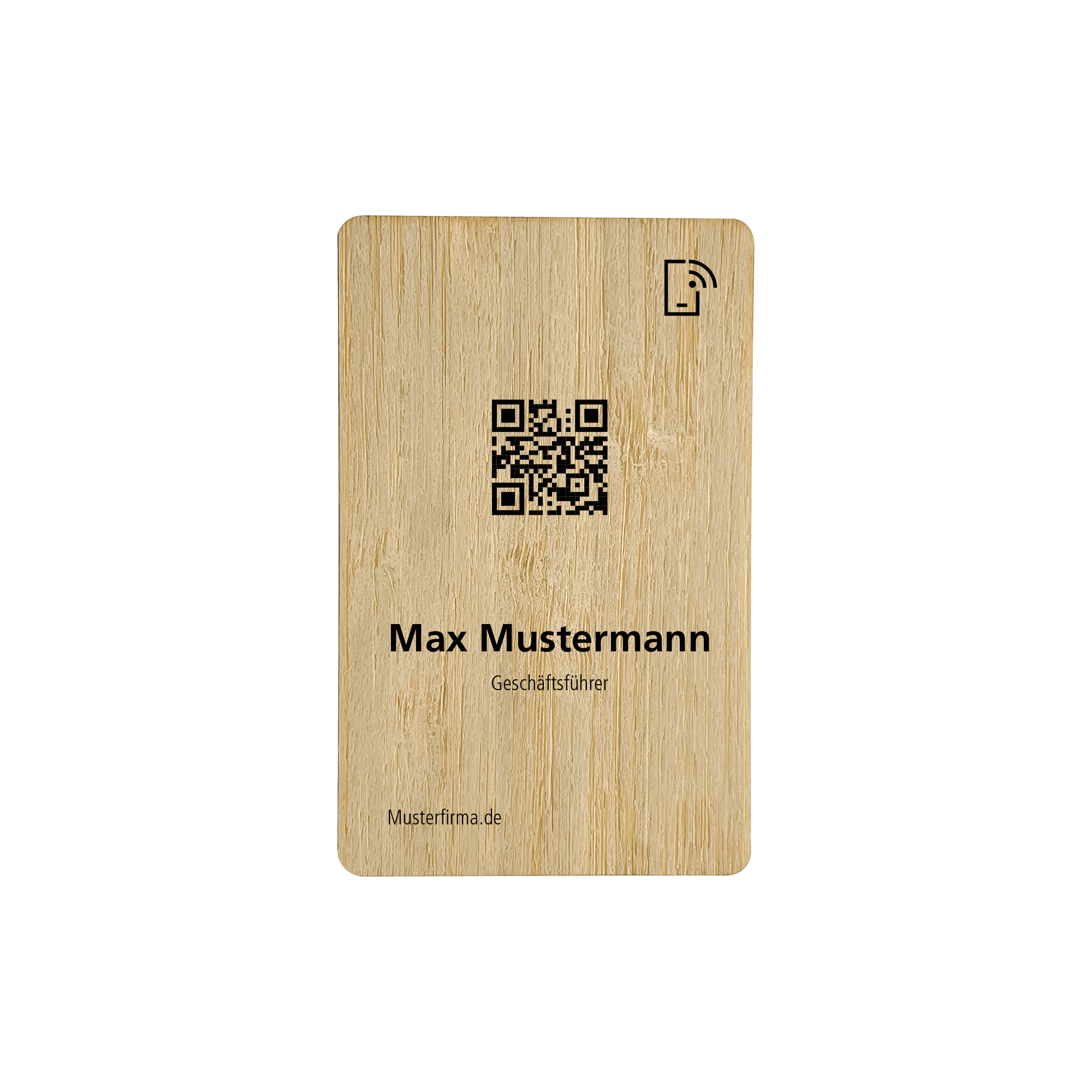 Bambus NFC Karte