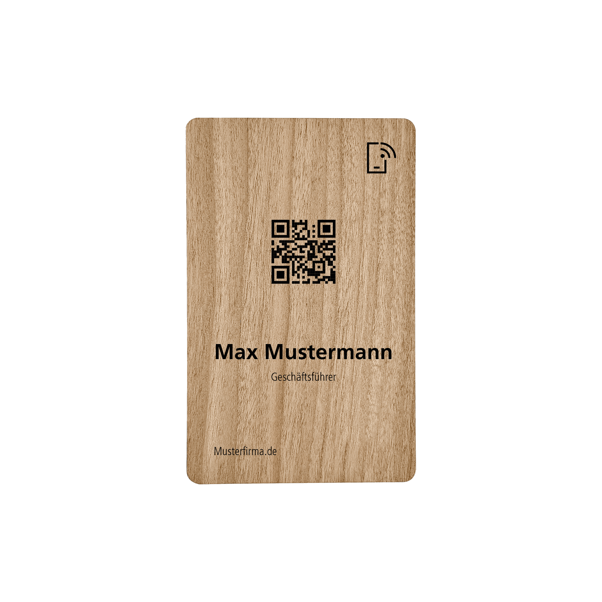 Kirschholz NFC Karte